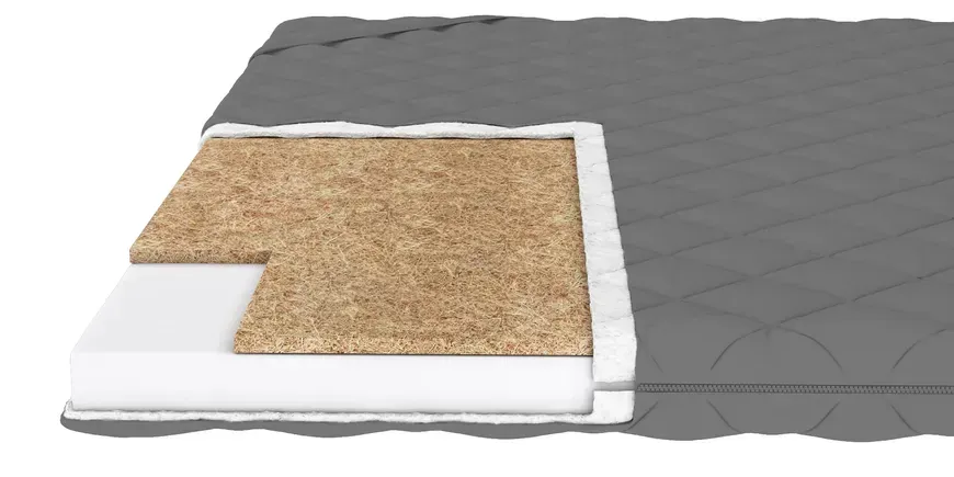 Тонкий матрас-топпер Bionica Linen Cocos