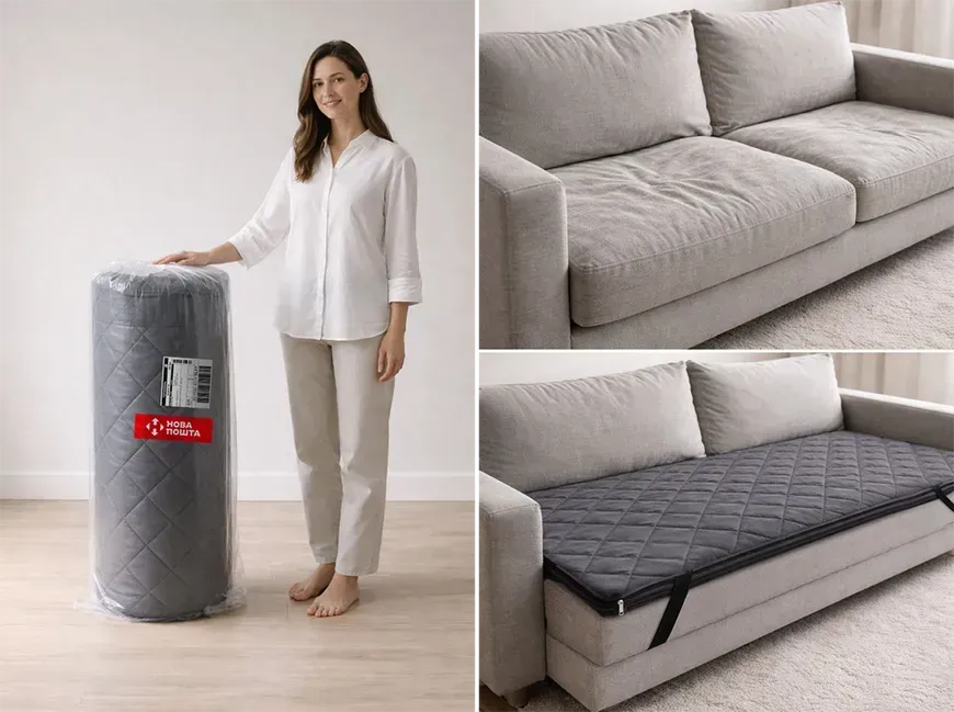 Тонкий матрас-топпер BIONICA Linen Ultra 1 кв.м